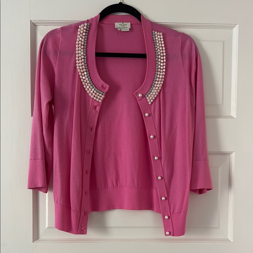 Kate spade Pink Embellished Women's Sweater